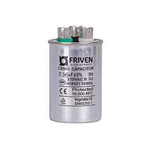 Capacitor Duplo 17,5 + 5 UF 370 V CBB65  - Friven