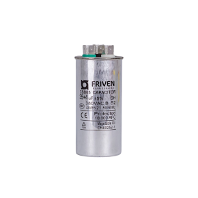 Capacitor Duplo 35 + 9,5 UF 380V Alumínio CBB65  - Friven