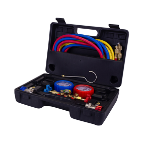 Conjunto Manifold Automotivo  R-134a 180cm Com Maleta  - Friven