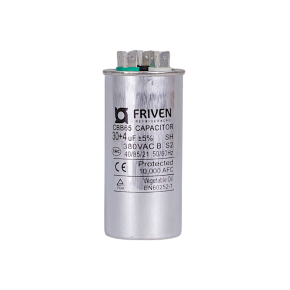 Capacitor Duplo 30 + 4UF 380V Alumínio CBB65  - Friven