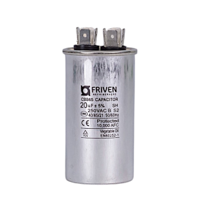 Capacitor Permanente  20UF 250V Alumínio CBB65  - Friven