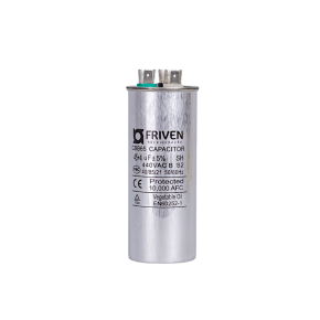 Capacitor Duplo 45 + 4 UF 440V Alumínio CBB65  - Friven