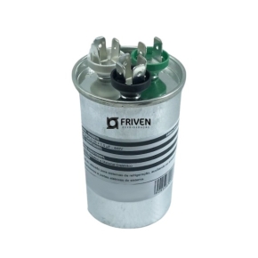 Capacitor Duplo 25 + 1,5UF 440V Alumínio CBB65  - Friven