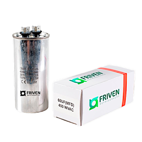 Capacitor Permanente 60UF 400 V Alumínio CBB65  - Friven