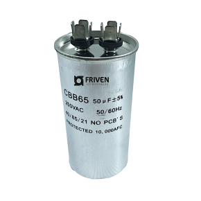 Capacitor Permanente  50UF 250V Alumínio CBB65  - Friven
