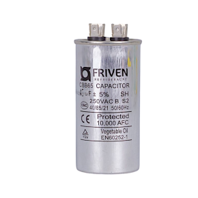 Capacitor Permanente  45UF 250V Alumínio CBB65  - Friven