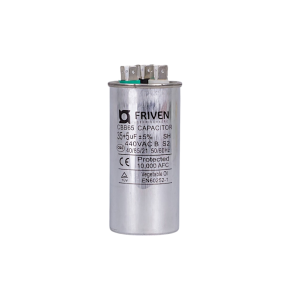 Capacitor Duplo 35 + 5 UF 440V Alumínio CBB65  - Friven